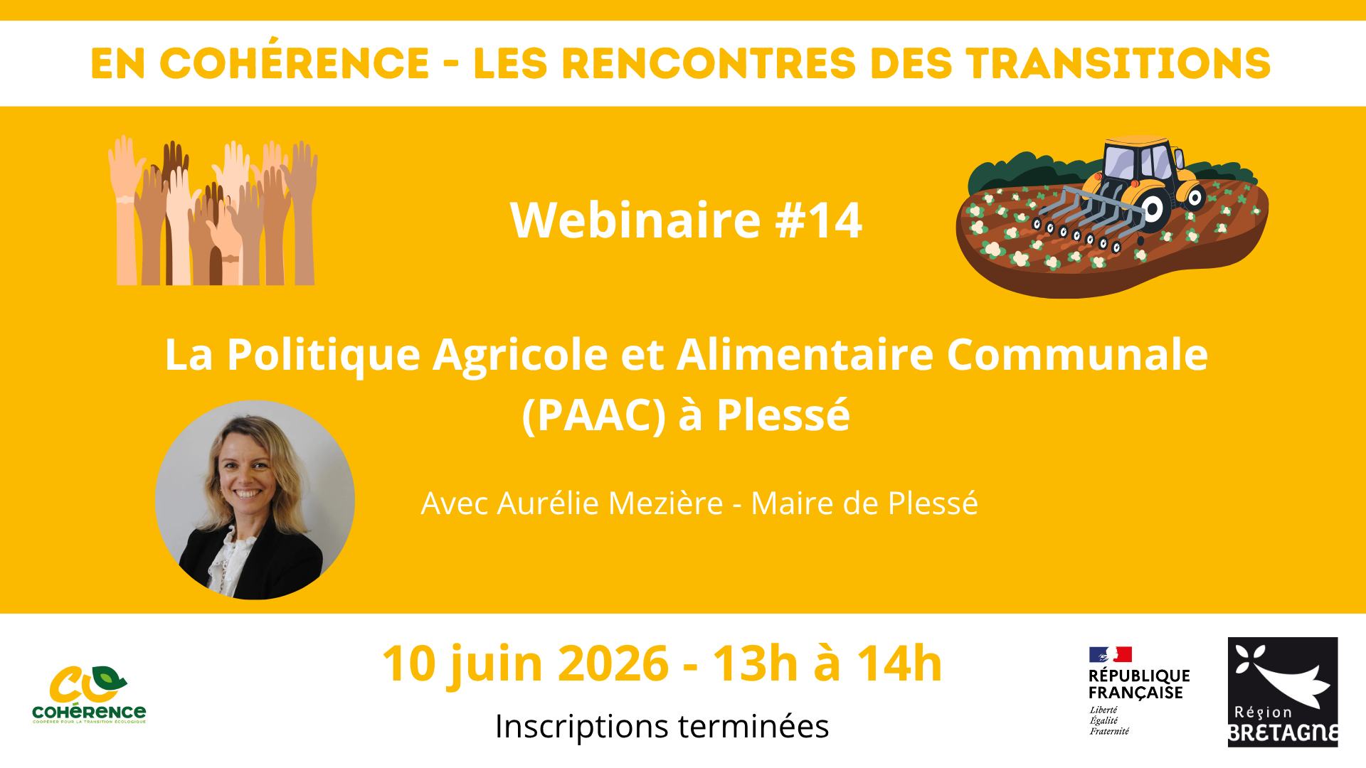 En Cohérence – Webinaire 14 : La Politique Agricole et Alimentaire Communale (PAAC) à Plessé.