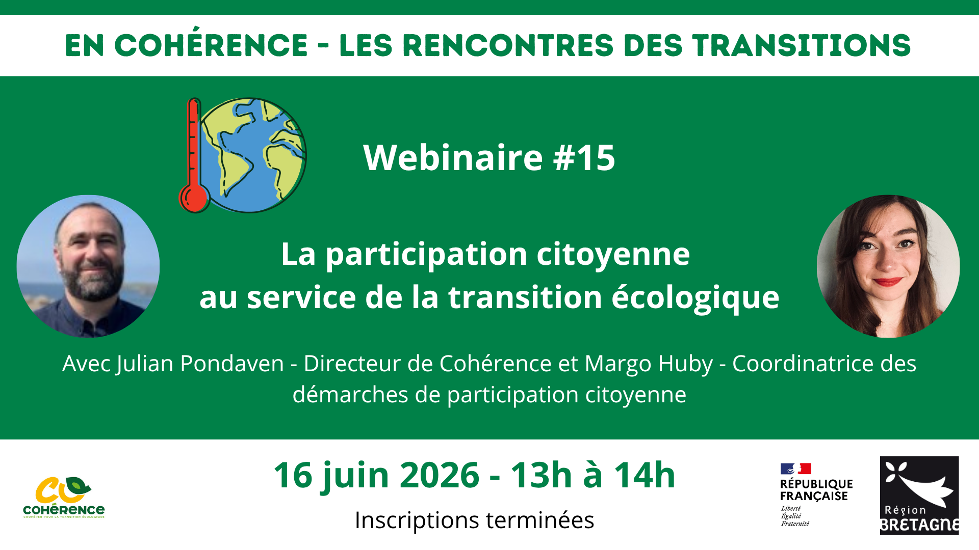 En Cohérence – Webinaire 15 : La participation citoyenne au service de la transition écologique
