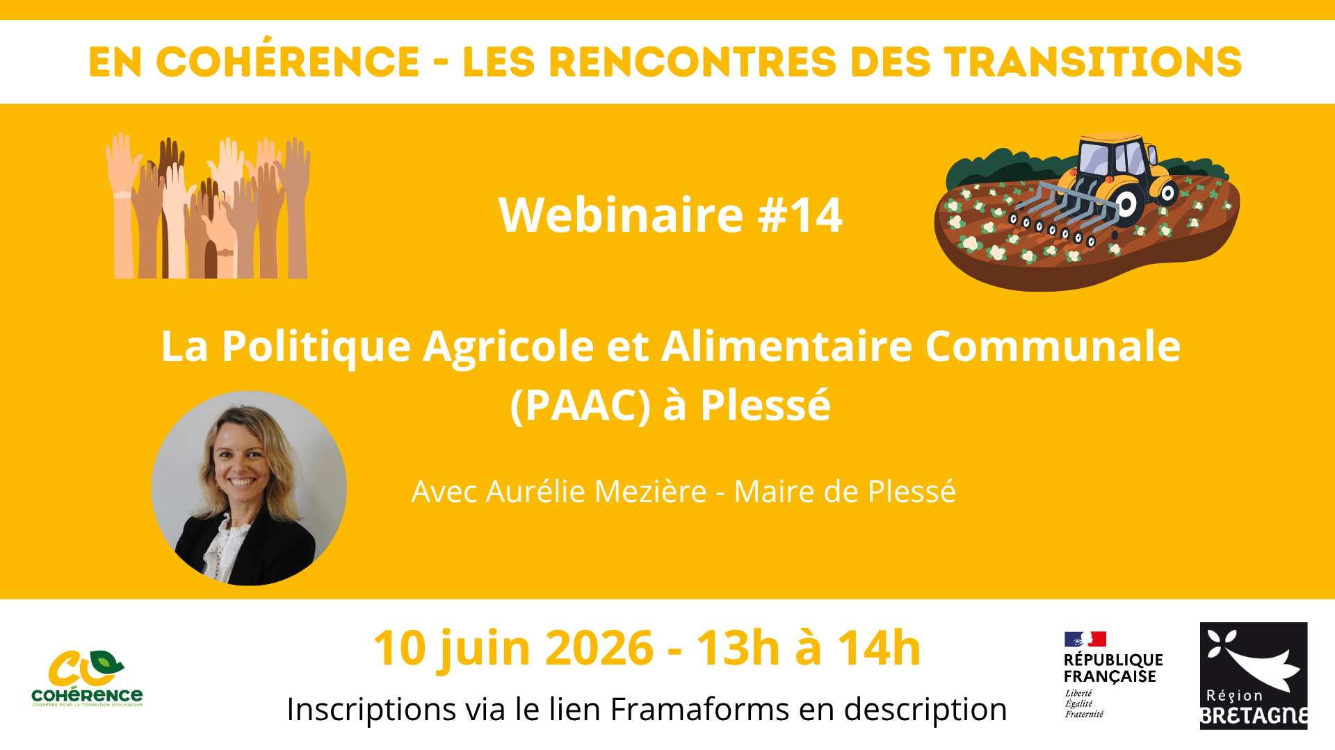 En Cohérence – Webinaire 14 : La Politique Agricole et Alimentaire Communale (PAAC) à Plessé.