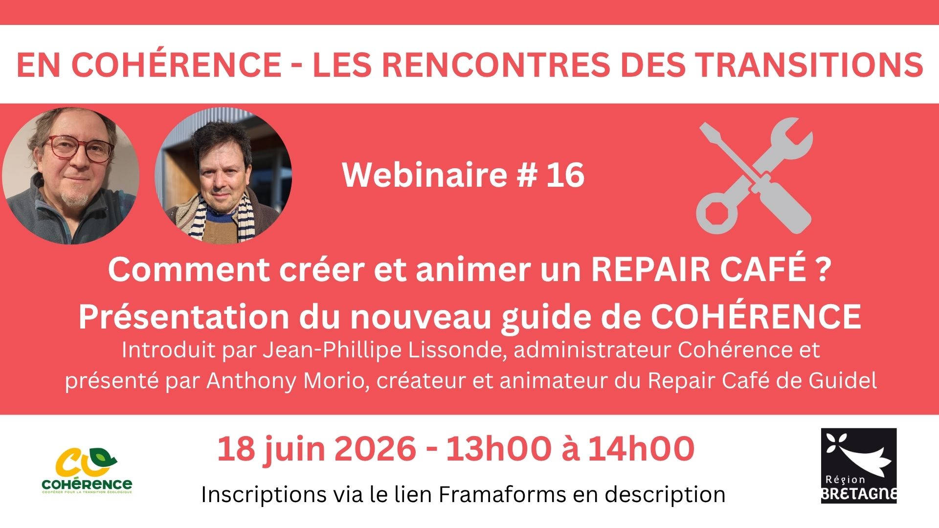 En Cohérence – Webinaire 16 : Comment créer et animer un Repair café?